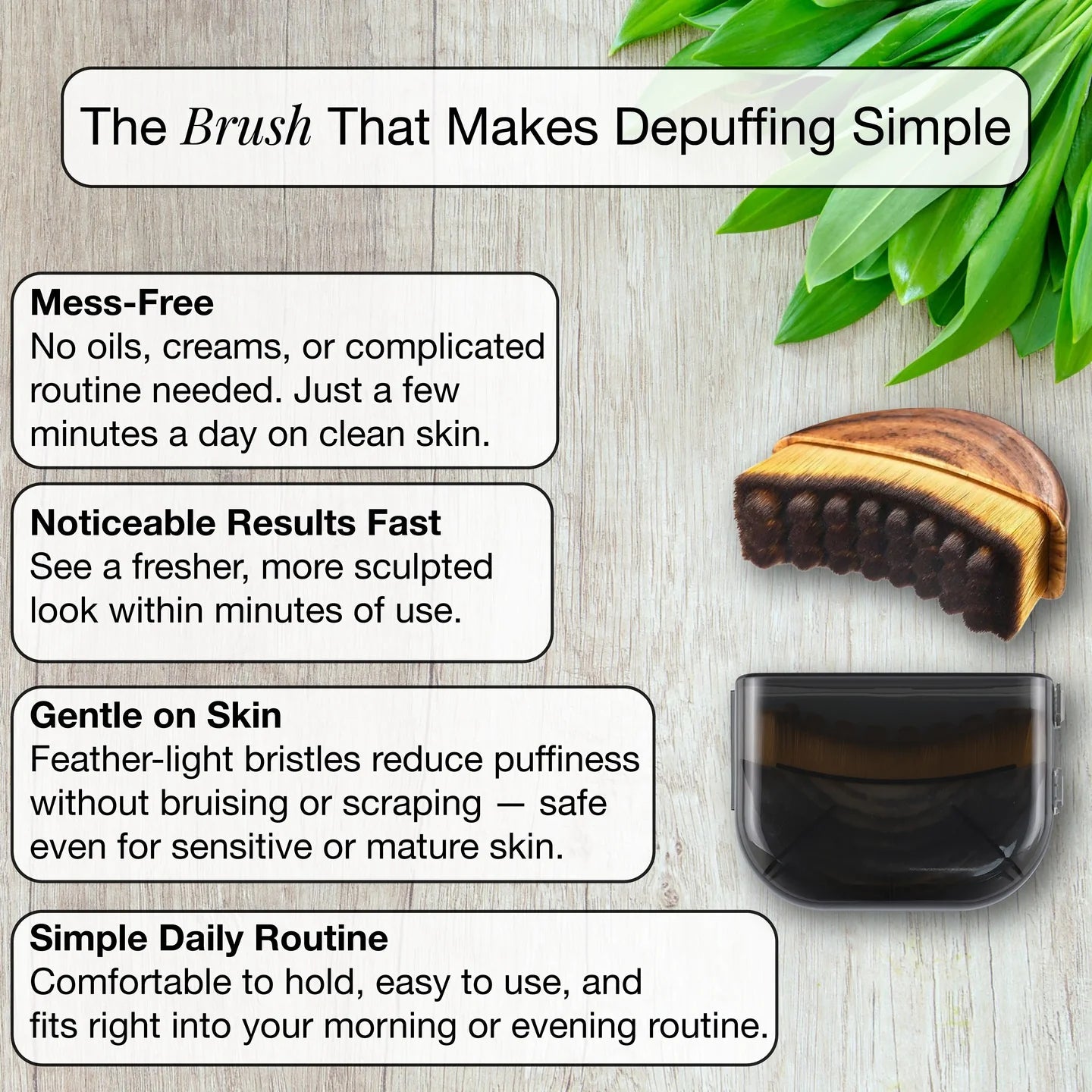 Sculpting and Lymphatic Drainage Brush