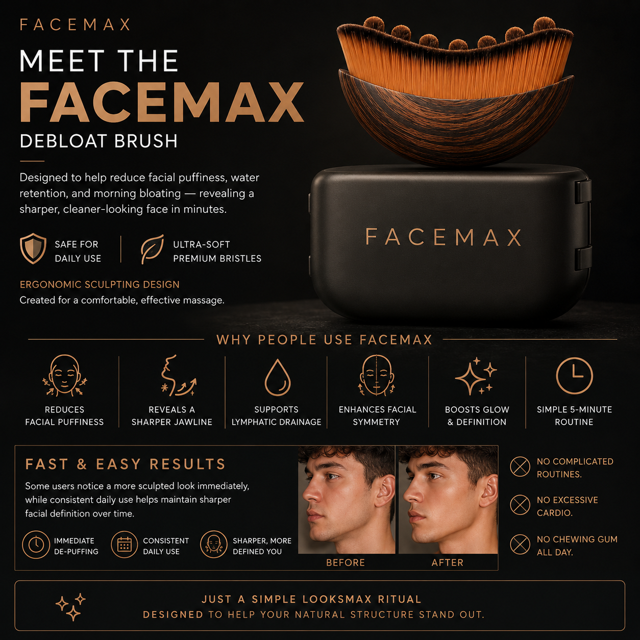 Facemax Lymphatic Debloat Brush